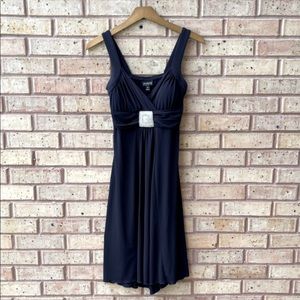 Encore Studio Navy Blue Stretchy Dress, Size 6.